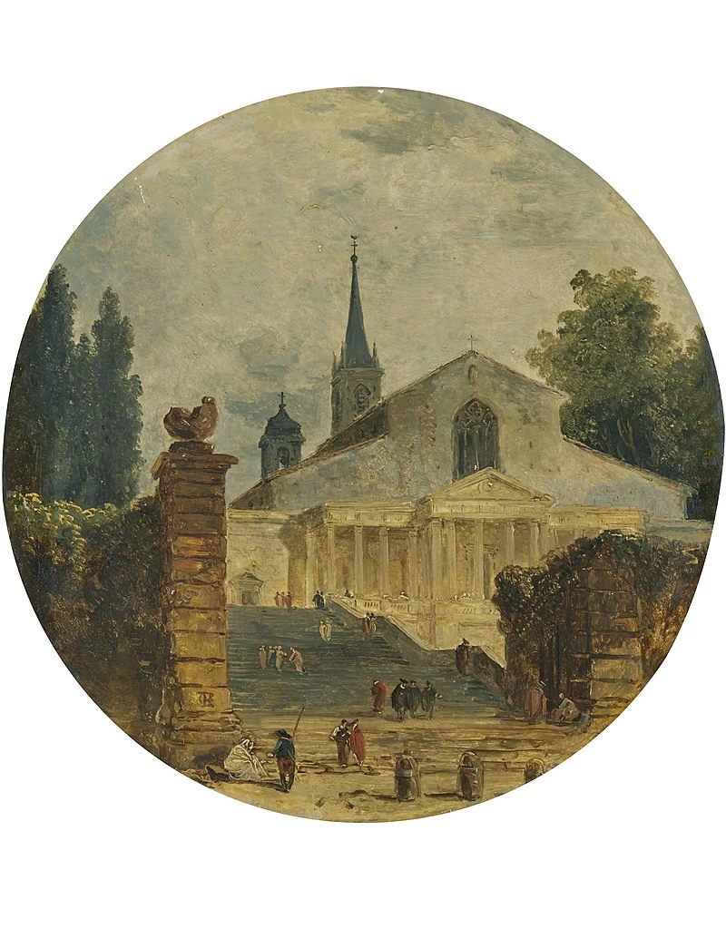 Capriccio con chiesa